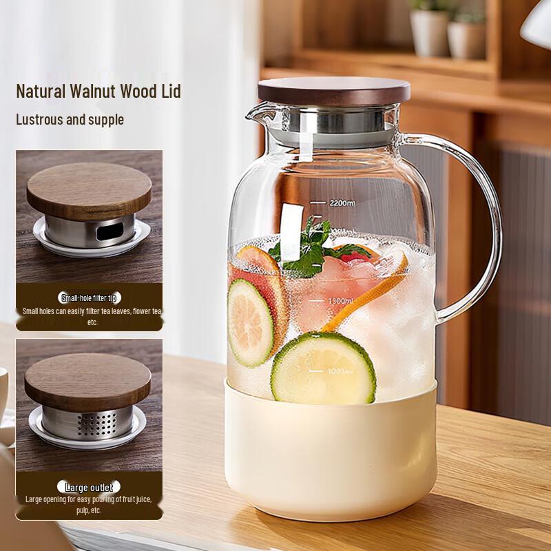Zhuopu Heat-Resistant Glass Water Pitcher