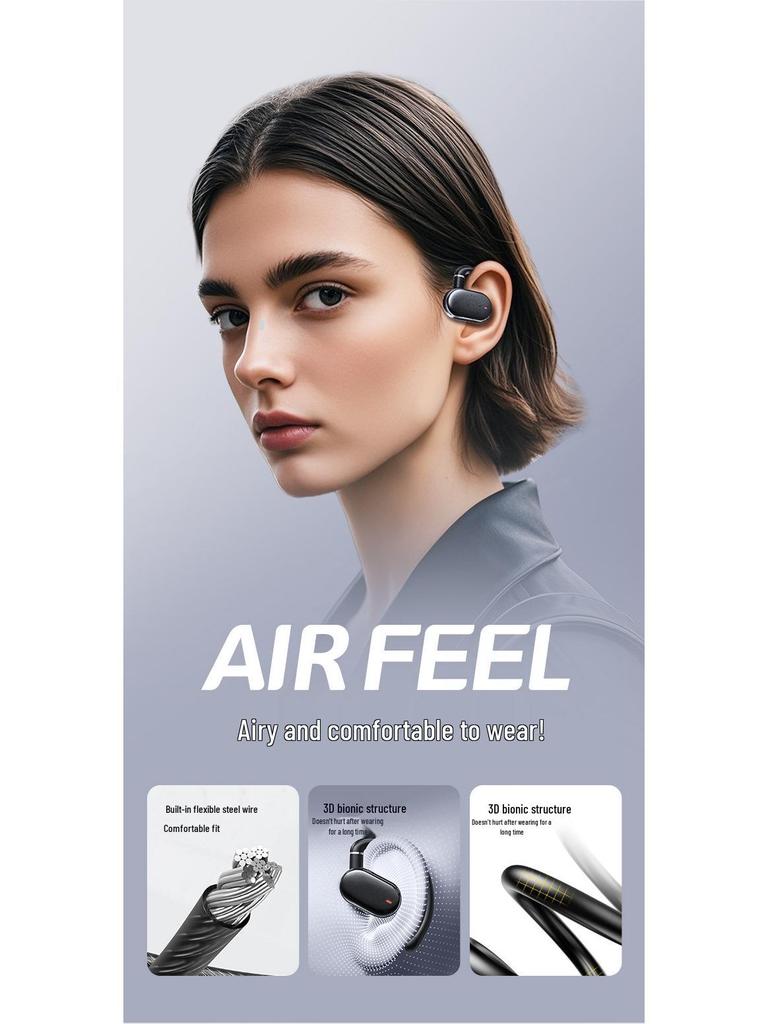 JM23 True Wireless Bluetooth Headset: Rotatable, In-Earless, Stereo, with Translation Function.