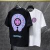 8930 2026 Summer New High Quality Cotton Round Neck Loose Large Size Men's and Women's T-shirt Couple T-shirt