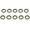 Universal M10 Rubber Seal Ring Motorcycle 10mm Banjo Bolt Washers Gasket Hydraulic Clutch Brake Pump Brake Hose Caliper Gaskets
