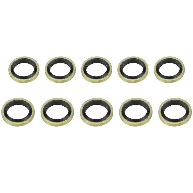 Universal M10 Rubber Seal Ring Motorcycle 10mm Banjo Bolt Washers Gasket Hydraulic Clutch Brake Pump Brake Hose Caliper Gaskets