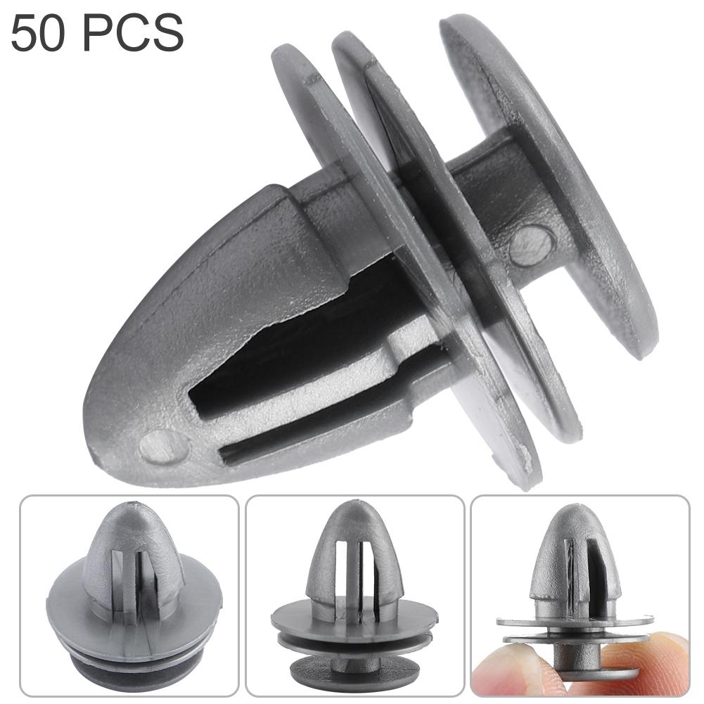 Car Door Panel Bumper Trim Clips Fastener Rivet Kit for Honda Accord Civic CR V Del Sol 50Pcs