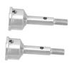 2pcs RC Wheel Axle Steel Drive Shaft Cup Replacement with Pole and Axle Pin for   UDR 1/7 RC Car