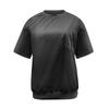 Men's Summer Solid Color Round Neck Loose Pocket Short Sleeve Top