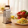 Stainless Steel Standing Cheese Grater Four-Sided Non-Slip Handle Kitchen Gadgets For Slicing Vegetable Ginger Potato Meal Prep
