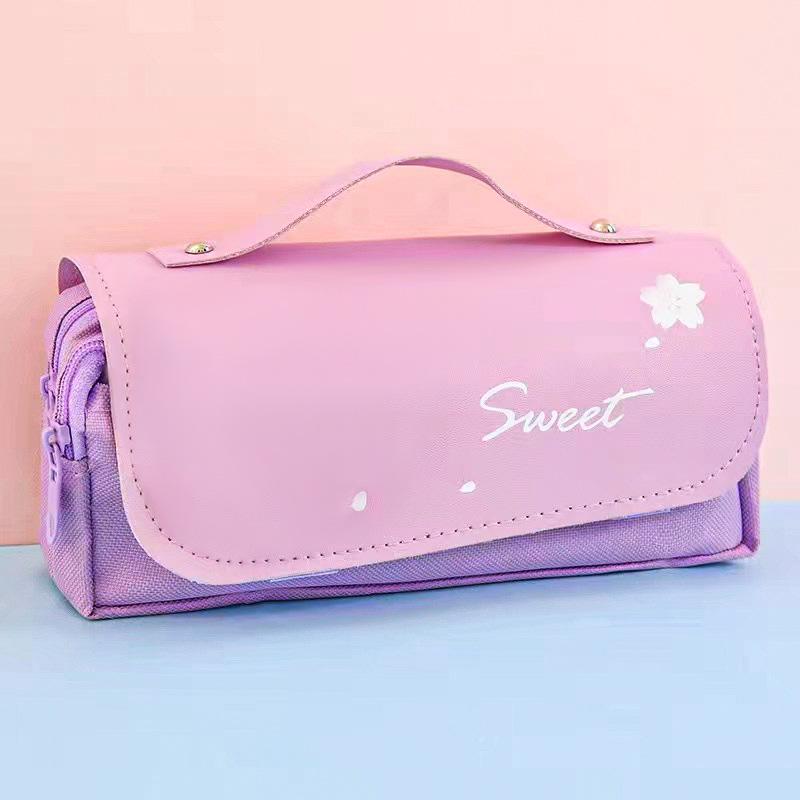 

2024 Large Capacity Cute Pencil Case for Students - Pen Bag and Stationery Box for Boys and Girls