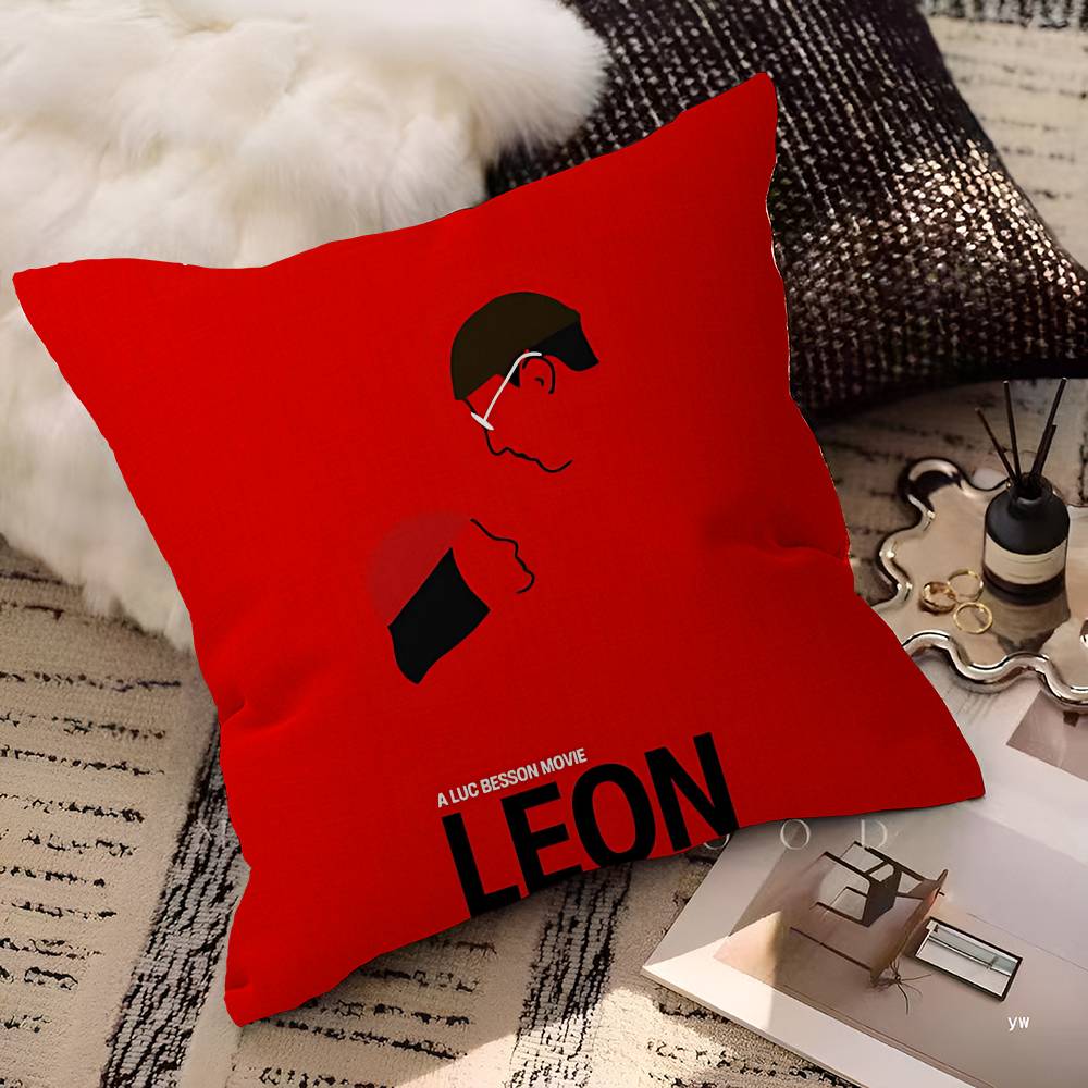Movie L-Leon T-The P-Professional Personalized picture text home decorative pillows Household Gifts 45x45cm