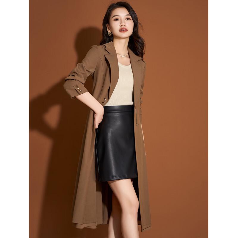Mei Lan Ni British Style Elegant Trench Coat