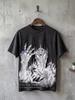 Sauron T-shirt Dark Fantasy Graphic Tee Women Men Oversized Y2k Acid Washed Short Sleeve Streetwear Hip Hop Female Male Clothing