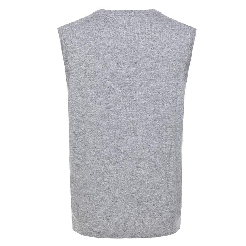 G·TENNA Men's KSSLN23005 V-Neck Cashmere Blend Vest