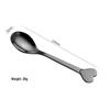 Stainless Steel Heart-Shaped Dessert and Fruit Fork Set for Kids