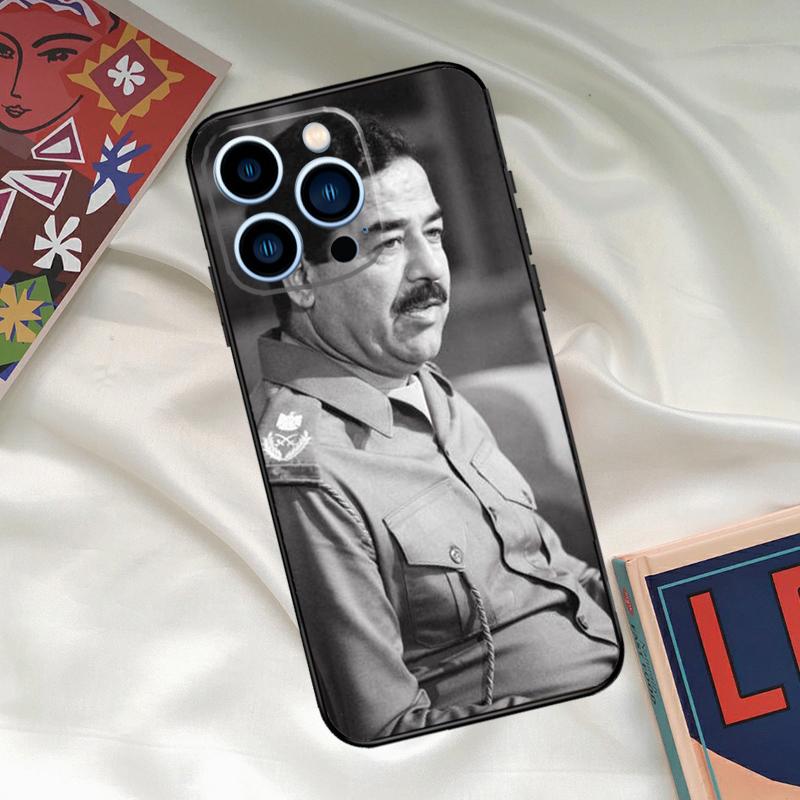 Saddam Hussein Iraq Phone Case For iPhone 16 15 11 12 13 14 Pro Max Mini X XR XS Max Plus Cover Shell
