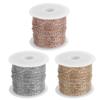 DIY Jewelry Accessories 10meters Cross O Flat Chain Spool Bulk for Bracelet Necklace Extender