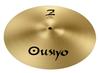 OUSIYO 14-inch Brass Hi-Hat Cymbals, Top & Bottom, Set of 2, for Practice