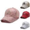 Letter R Embroidered Baseball Hat Stylish Sun Protection Peaked Cap Gift Fashion