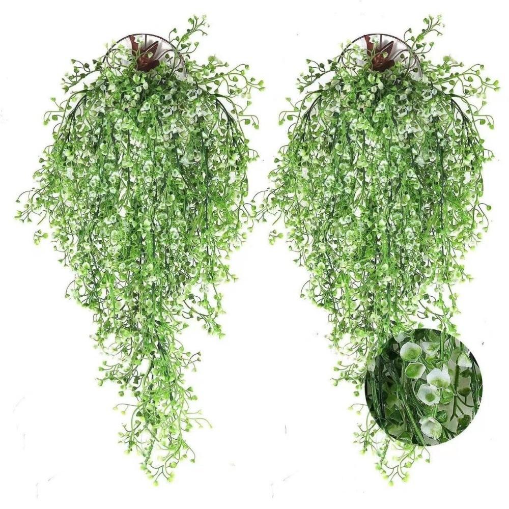 UV Resistant Fake Flowers Vine Design Wisteria Flowers Indoor Decorations