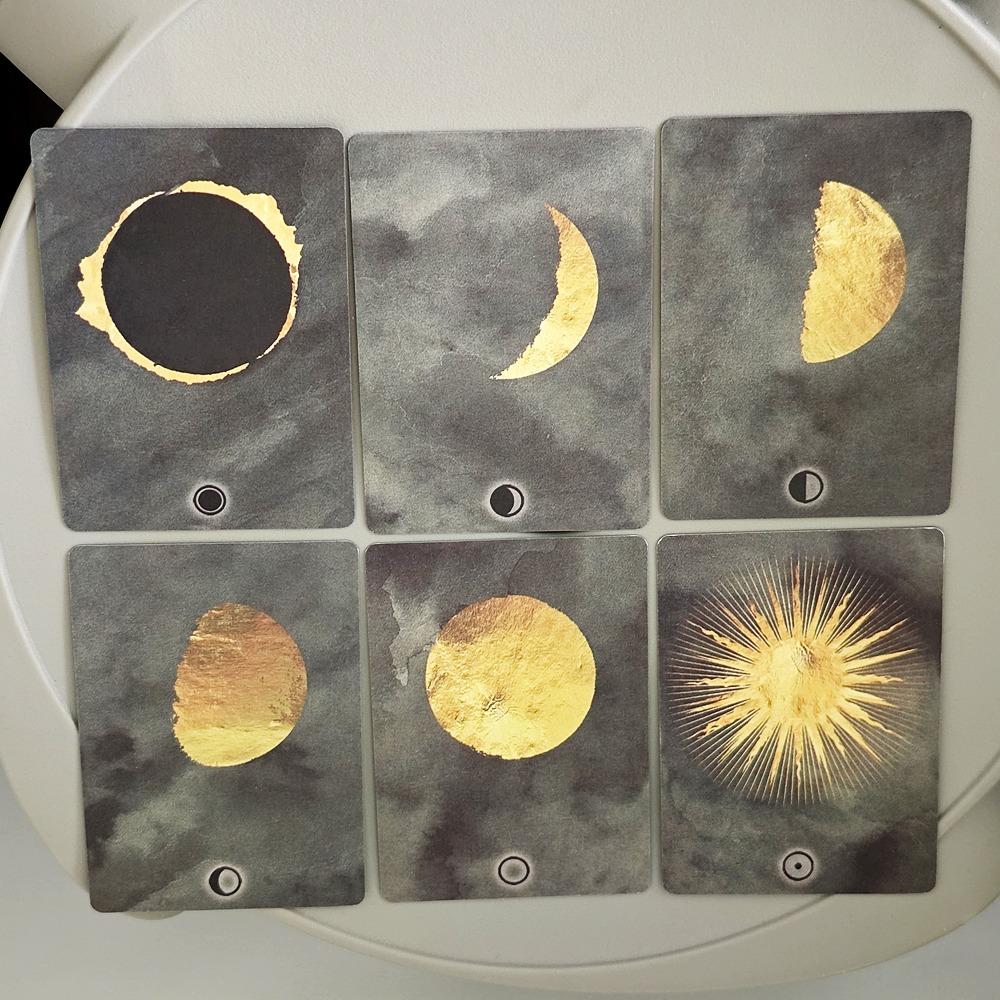 9*6cm Die Leben Rad Astrologie Karten 55 Pcs Oracle Karten