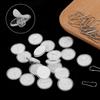 Adhesive Ceiling Hooks, 20pcs Round Self-Adhesive Ceiling Hooks Without Drilling Removable Transparent Wall Hanger for Festival Wedding Birthday