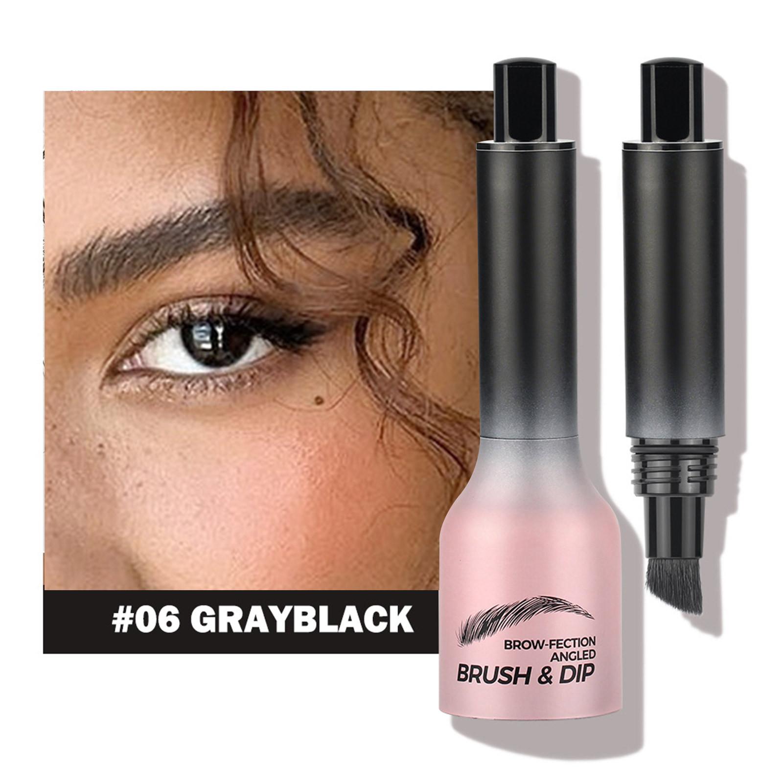 

Eyebrow Tint Cream & Pen: Teardrop Angled Brush for Natural Hair-Like Strokes, Long Lasting Quick-Dry Formula One Size
