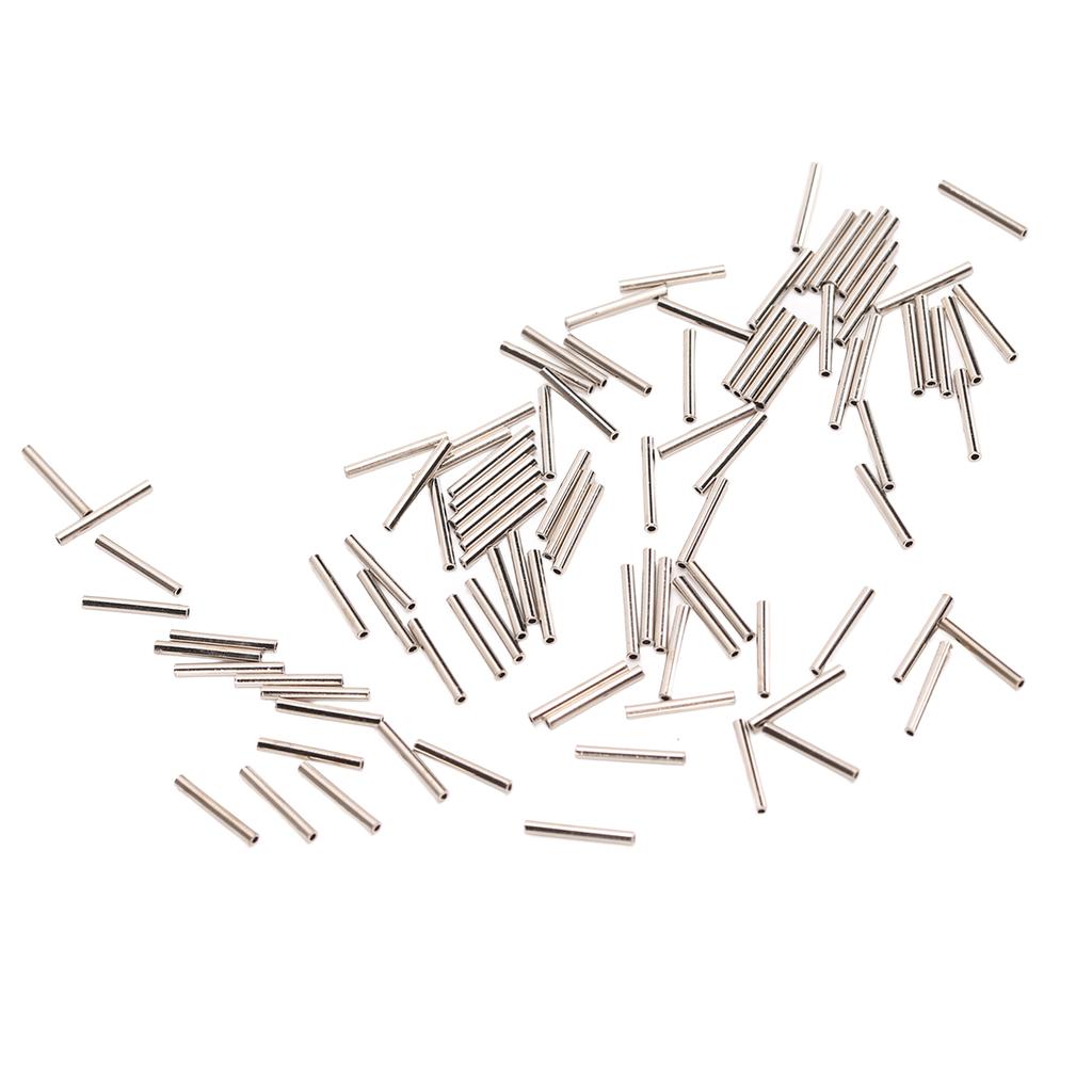 100 ks Sada krimpovacích objímek s jednou trubičkou Nerezové krimpovací konektory odolné proti korozi