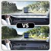 Dash Cover - Car Center Console Sun Shade Protect Carpet - for Nissan Maxima 2016-2023 - Polyester Black with Sticker - 1 Set