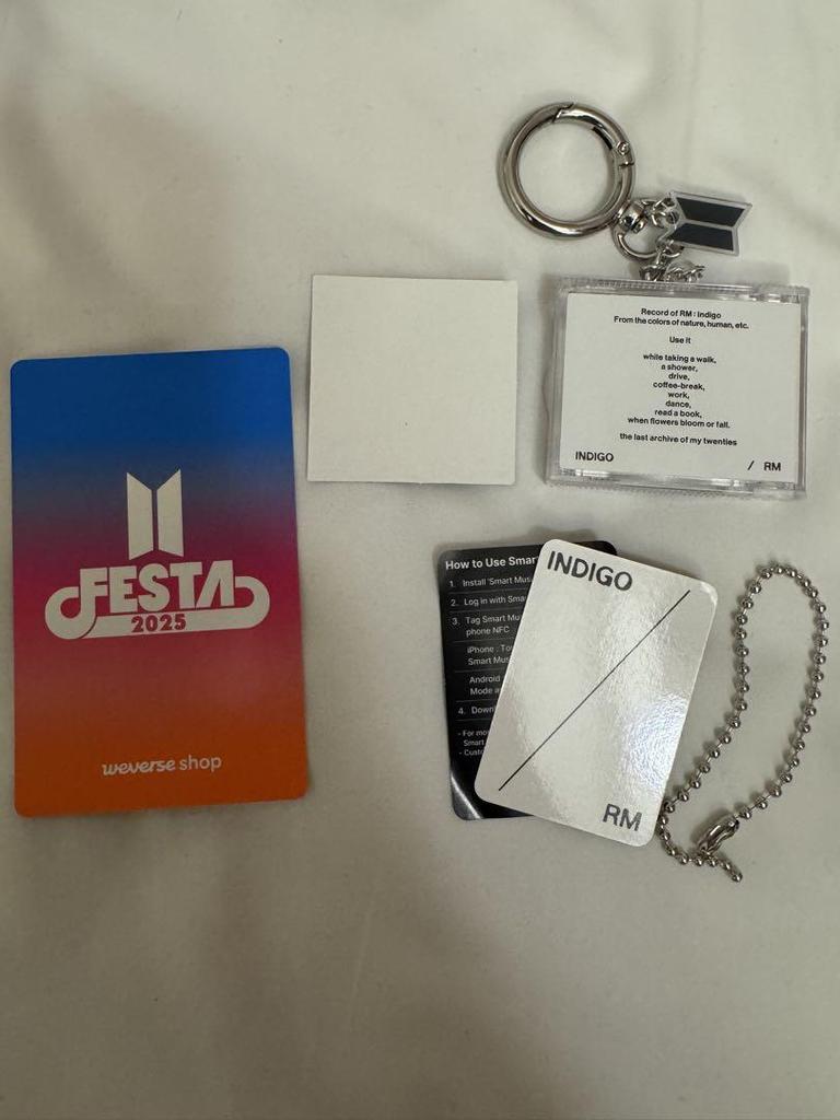 [USED] BTS 2025 FESTA Capsule Album RM with bonus trading card