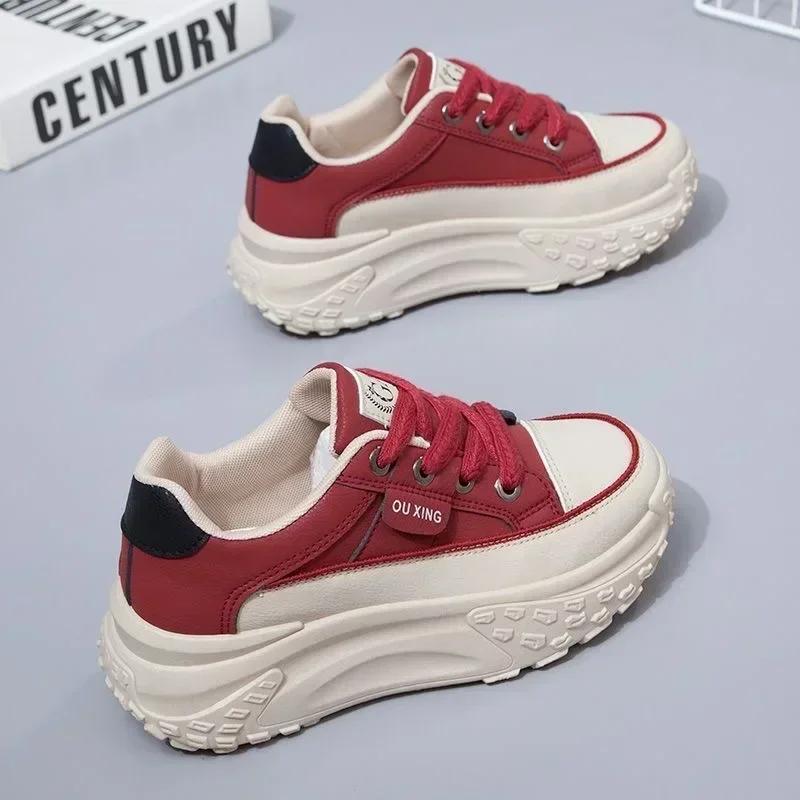 Fashion Retro Women Shoes Spring Platform Shoes Casual Sneakers Versatile Fashion Designer Shoes High Quality  Women Sneakers
