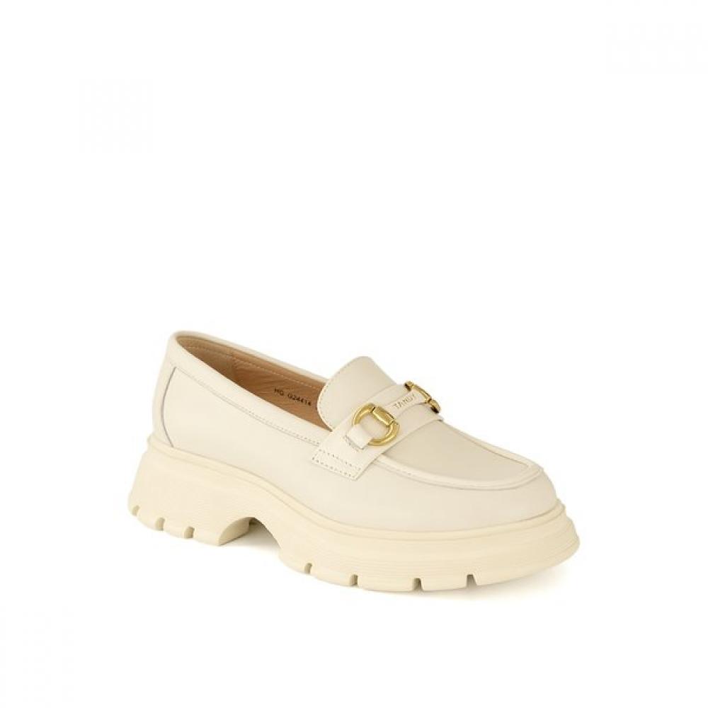 Женский лофер Tandy S G24414 Цвет: Слоновая кость 225