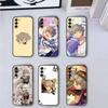 Game Ensemble Stars O-Ogami Koga Phone Case For Samsung Galaxy A73,A72,A71,A70,A53,A52,A51,Soft Silicone Black Cover
