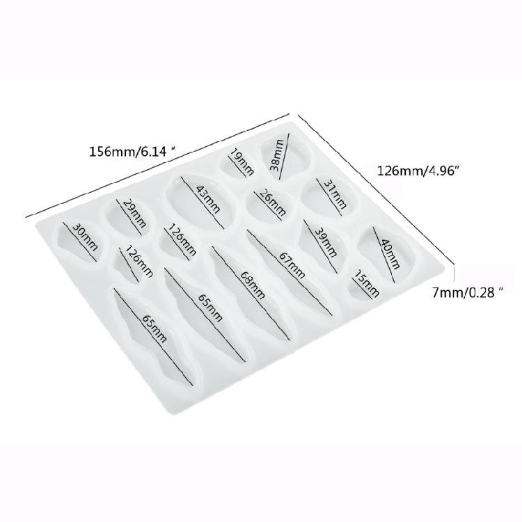 Hairpin Silicone Mold Resin Casting Molds Jewelry Making Resin Casting Moulds