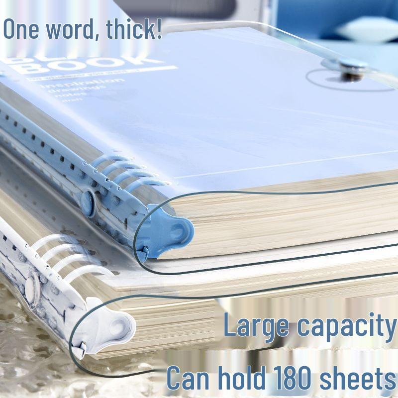 Stylish B5 Ring Binder Notebook with Detachable Coil, Thick Pages, Ideal for Students