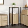 VidaXL Bathroom Cabinet with Shelves Sonoma Oak 36x35x95 Cm, Bathroom Storage Cabinet, Cabinet of 861913