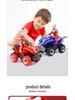 Licensed Ultraman Rotating Electric Motorcycle Toy with Sound & Light for Kids