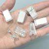 Clear Double-Sided Acrylic Plastic Clips - Versatile Office & Photo Stationery