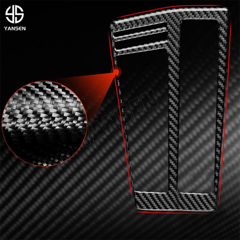 Carbon Fiber Car Gear Shift Panel Frame Cover Decoration Trim for Volkswagen Golf 8 MK8 2021 2022 2023 Accessories