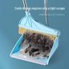 Soft Pig Bristle Broom and Dustpan Set