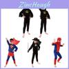 Kinder Spiderman Superheld Cosplay Kostuum Set Met Lange Mouwen Top En Broek