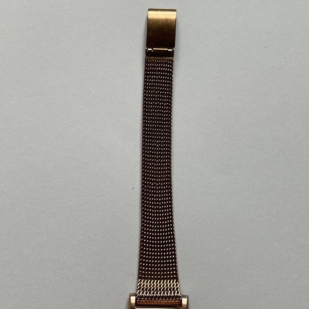 Used MARGARET HOWELL idea Margaret Howell Watch Square Pink Gold Mesh Belt