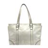 Used COACHTote Bag white leather Women
