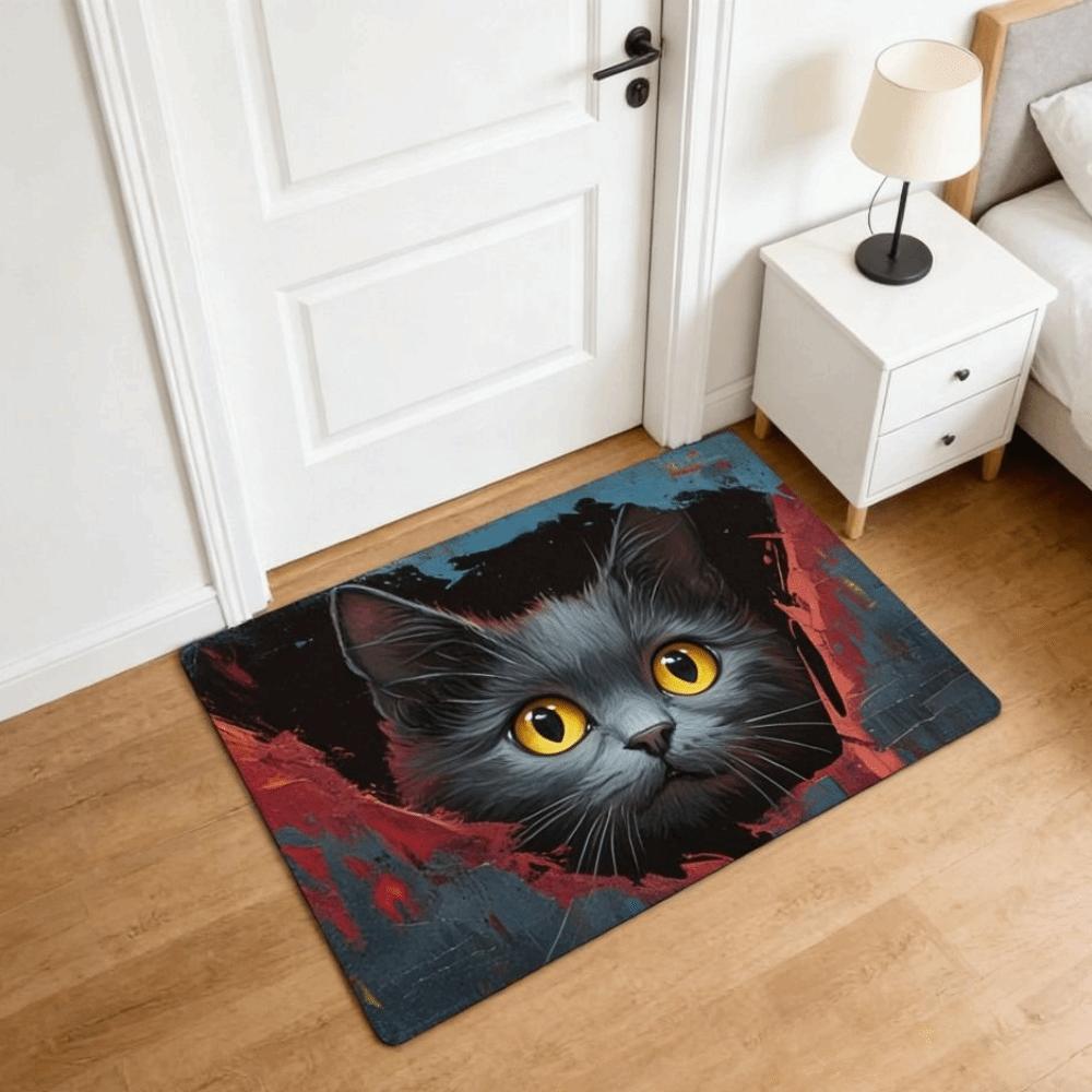 Water-absorbing Optical Illusion Doormat Non-slip Bedroom Door Rug Bathroom Carpet  Home Decor
