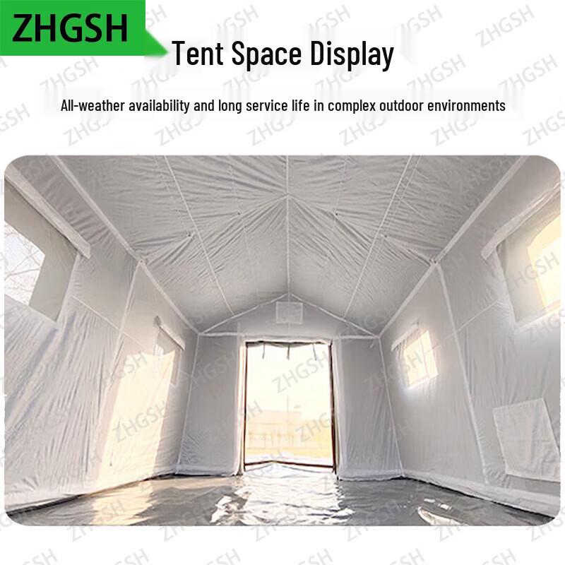 ZHGSH Outdoor Camouflage Inflatable Easy-Setup Camping Tent
