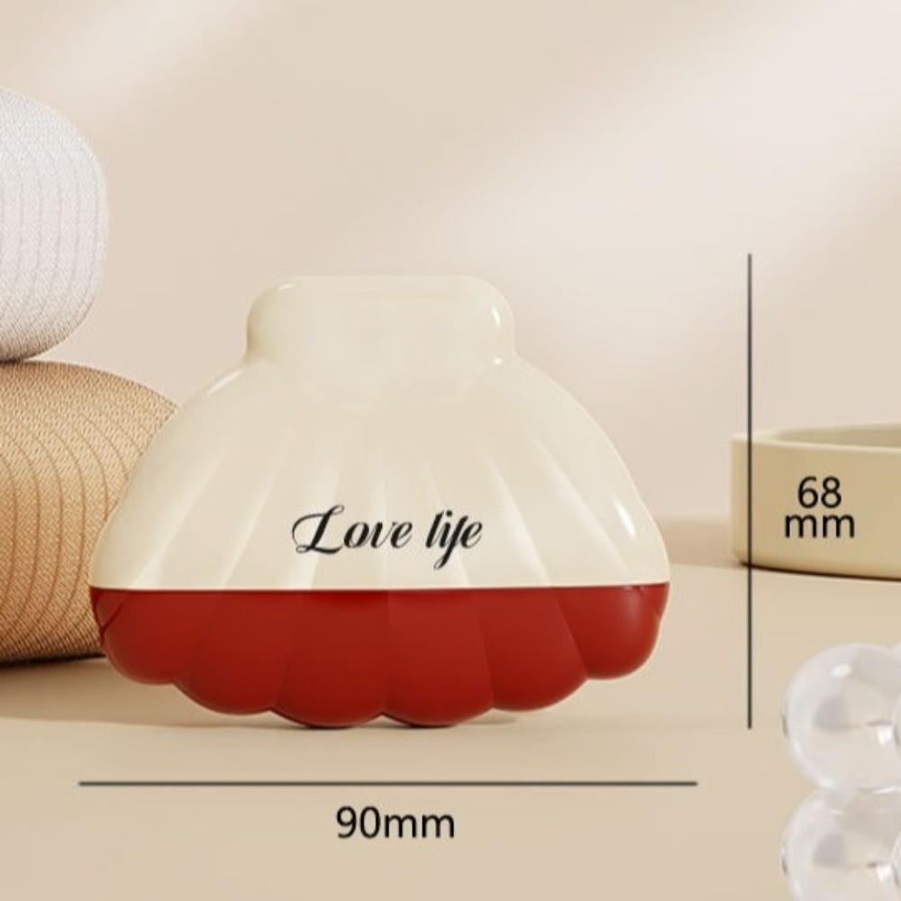 Mini Washable Lint Roller Shell Shape Sticky Surface Pet Hair Remover Reusable Easy To Use Fur Removing Tool for Car Interior