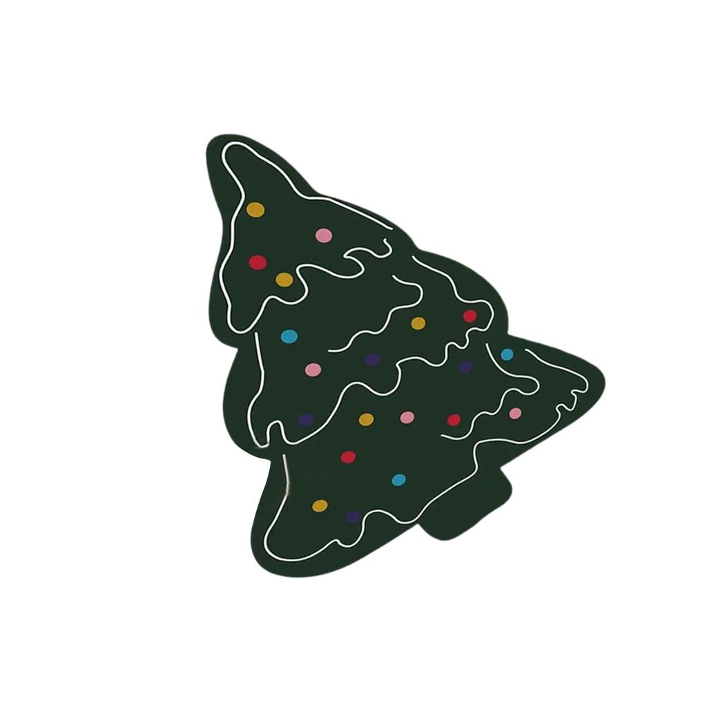 Christmas Tree Bathroom Rug Tree Decor Area Rug Bath Mat Tree Shaped Mat Non- Soft Bath Rug Machine Washable Rug For Christmas Bathroom Front Door
