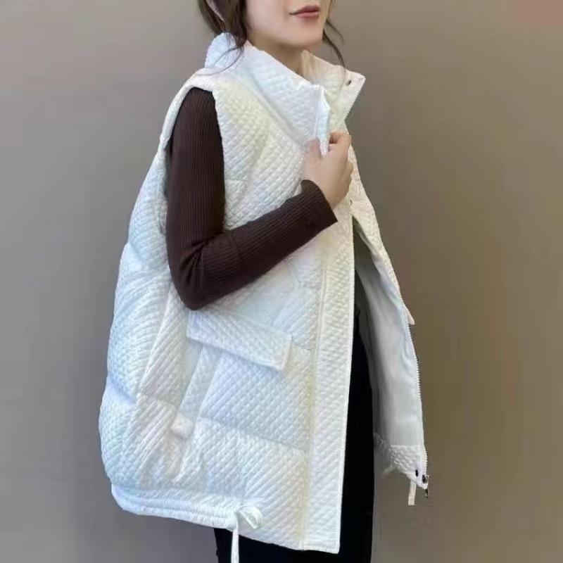 Down Cotton Vest Women's Thick Coat Vest