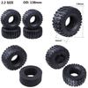 Premium Soft Rubber 2.2" Tyres With Foam For Axial Wraith Scx10 Jeep Trx-4 Rock Crawlers