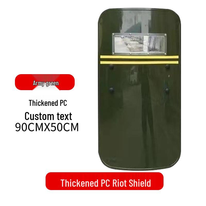 Compact Aluminum Alloy Anti-Riot Shield for School Security