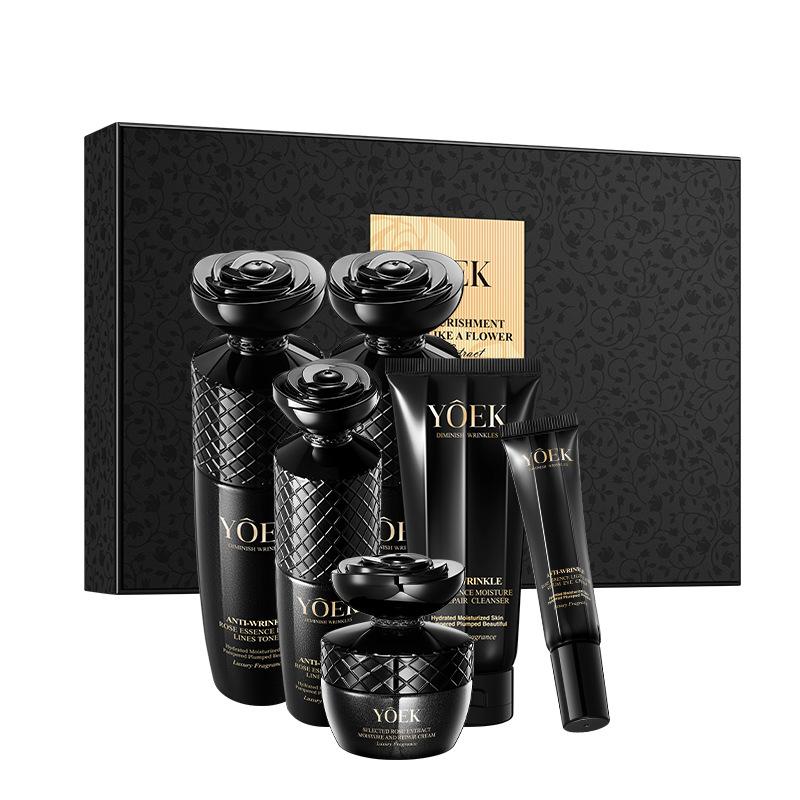 The Most Perfect of Essence Rose Anti-Wrinkle Fade Fine Lines Repair Gift Box Hydrating Skin Care Set Skin Care