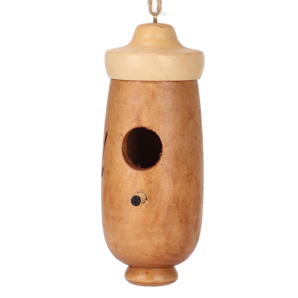 Hölzernes Kolibrihaus zum Aufhängen im Freien, hölzernes Kolibrihaus für Innen- und Außendekoration für den Garten