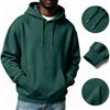 Men's Casual Color Hoodie with Drawstring