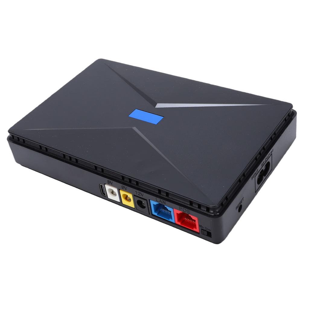 Mini UPS Battery Backup with DC USB Output 8800mAh Large Capacity Uninterruptible Power Supply for Router Security